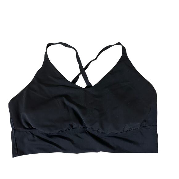 Aerie Offline Medium Support Black Sports Bra size XXL - Picture 1 of 7